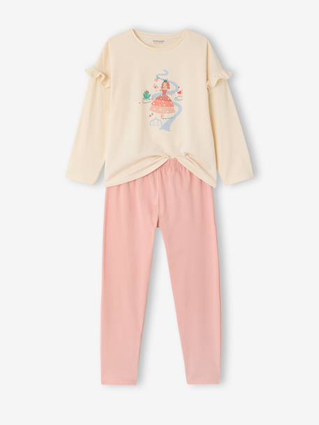 Lot de 2 pyjamas manches longues fille rose 2 - vertbaudet enfant 