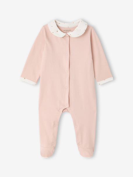 Lot 2 pyjamas bébé coton bio rose 3 - vertbaudet enfant 