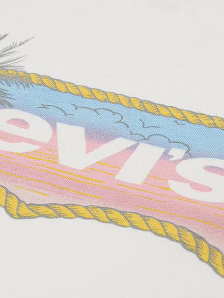 T-shirt manches courtes Levi's blanc 3 - vertbaudet enfant 