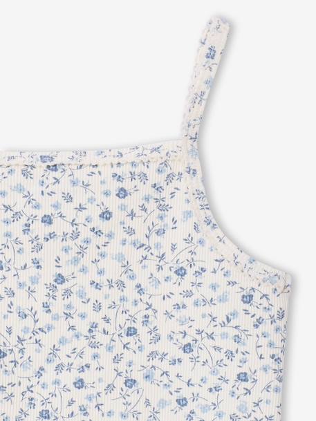 Lot de 3 débardeurs côtelés fille écru 6 - vertbaudet enfant 