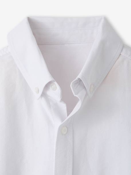 Chemise garçon manches longues blanc 3 - vertbaudet enfant 