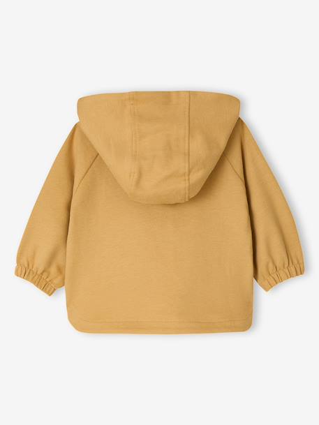 Gilet capuche bébé personnalisable jaune 2 - vertbaudet enfant 