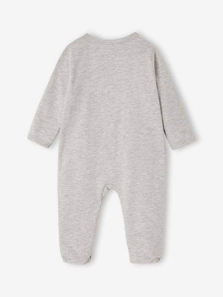 Lot de 2 pyjamas dors-bien bébé naissance gris chiné 4 - vertbaudet enfant 