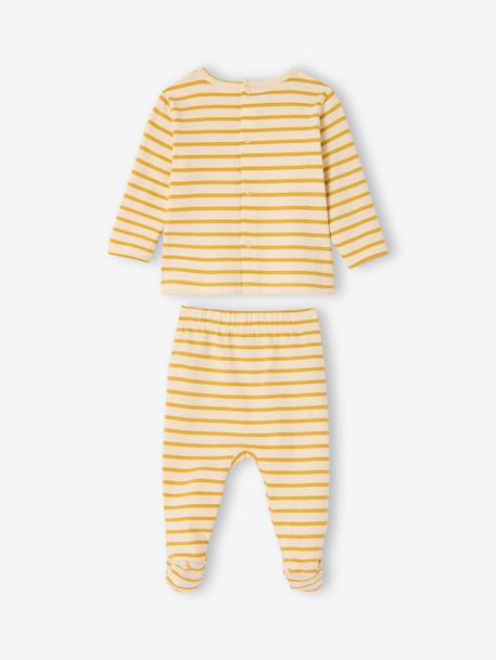 Lot 2 pyjamas garçon coton bio jaune 5 - vertbaudet enfant 