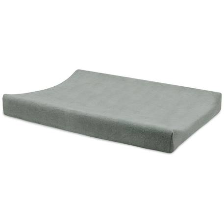 Lot de 2 housses de matelas à langer Vert d'eau, écru 3 - vertbaudet enfant 