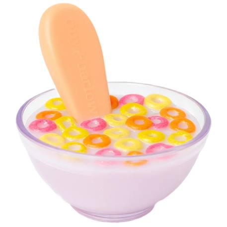 Bol magique pour poupée céréales Blanc, jaune, rose+Rose, corail 1 - vertbaudet enfant 