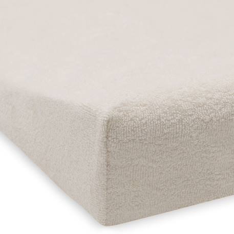 Lot de 2 housses de matelas à langer Vert d'eau, écru 4 - vertbaudet enfant 
