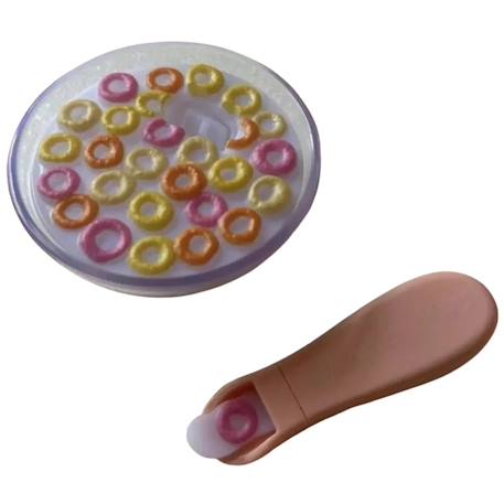 Bol magique pour poupée céréales Blanc, jaune, rose+Rose, corail 2 - vertbaudet enfant 