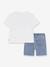 Ensemble short t-shirt Levi's blanc 2 - vertbaudet enfant 
