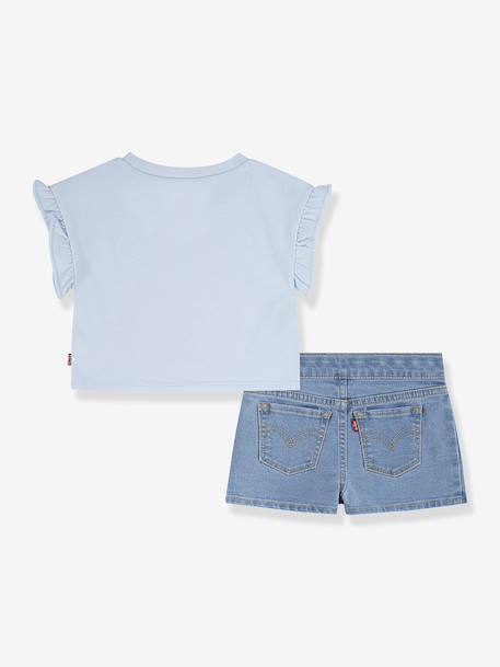 Ensemble short tee-shirt Levis Kid's bleu ciel 2 - vertbaudet enfant 