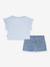 Ensemble short tee-shirt Levis Kid's bleu ciel 2 - vertbaudet enfant 