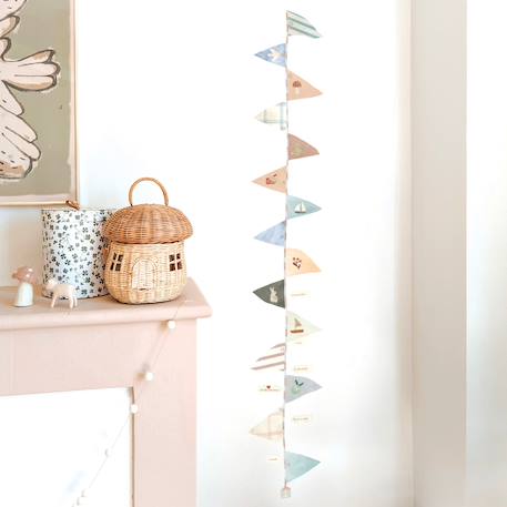 Sticker toise fanions Multicolore 2 - vertbaudet enfant 
