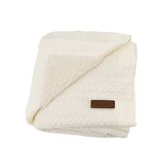 Linge de maison et décoration-Linge de lit enfant-Couverture réversible pour enfant effet maille