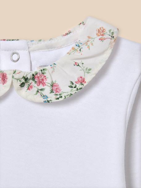 Body col en tissu liberty bébé - coton biologique Liberty elizabeth 2 - vertbaudet enfant 