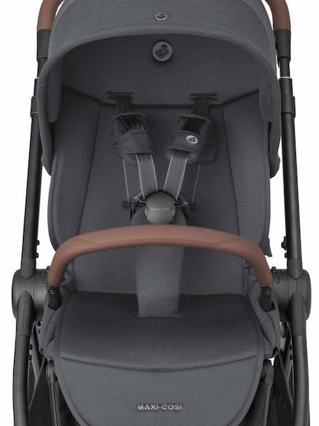 Poussette naissance oxford Twillic black+Twillic graphite+Twillic green+Twillic truffle 8 - vertbaudet enfant 