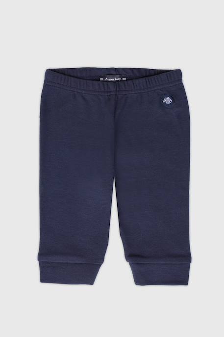 Pyjama bébé - coton Milk/marine deep 3 - vertbaudet enfant 