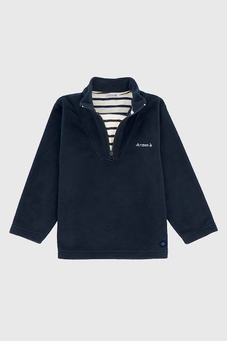 Sweat polaire  titouan enfant Navire 1 - vertbaudet enfant 