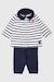 Pyjama bébé - coton Milk/marine deep 1 - vertbaudet enfant 