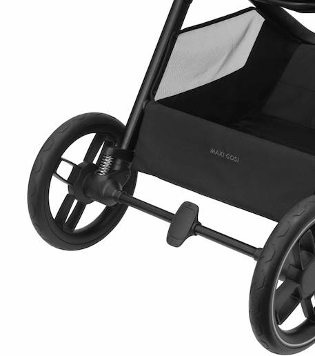 Poussette naissance oxford Twillic black+Twillic graphite+Twillic green+Twillic truffle 4 - vertbaudet enfant 