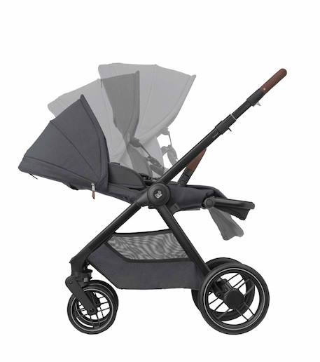 Poussette naissance oxford Twillic black+Twillic graphite+Twillic green+Twillic truffle 7 - vertbaudet enfant 