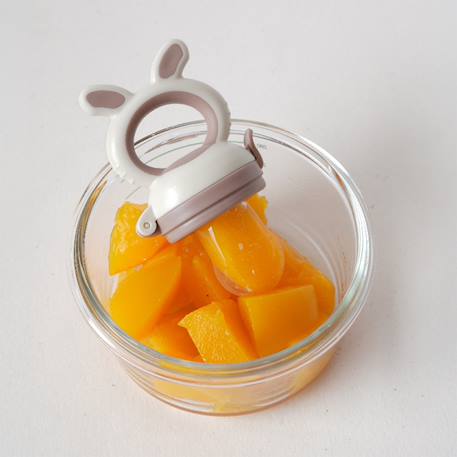 Grignoteur de fruits 4-en-1 foxy Beige+Bleu 3 - vertbaudet enfant 