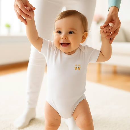 Sweat en coton bio rhoen Blanc 6 - vertbaudet enfant 