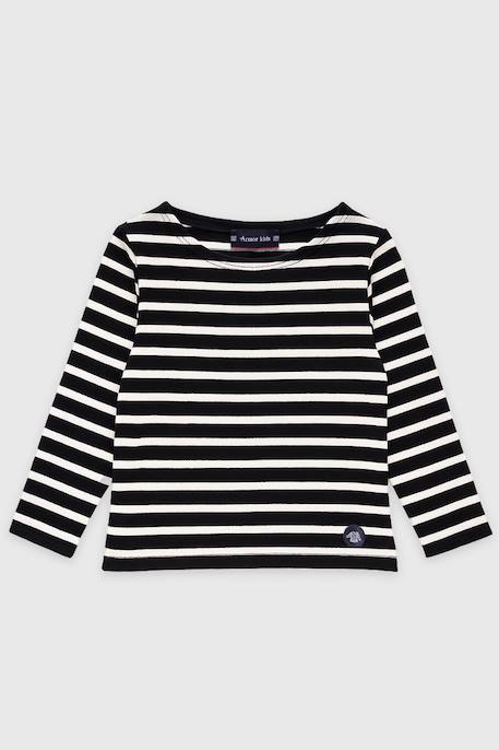 Marinière en coton rustique enfant Deep lake/marine+Lake arm/infini+Lantana/blanc+Suie/etamine 7 - vertbaudet enfant 