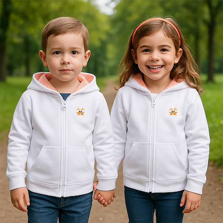 Sweat en coton bio rhoen Blanc 3 - vertbaudet enfant 