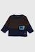 Pull marin en coton et laine bébé Nine iron / marine deep 1 - vertbaudet enfant 