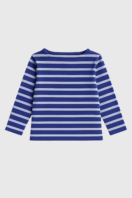 Marinière en coton épais bébé Azalea/admiral+Blanc/pêche+Flamingo plume/scooter+Polo/eventide 8 - vertbaudet enfant 