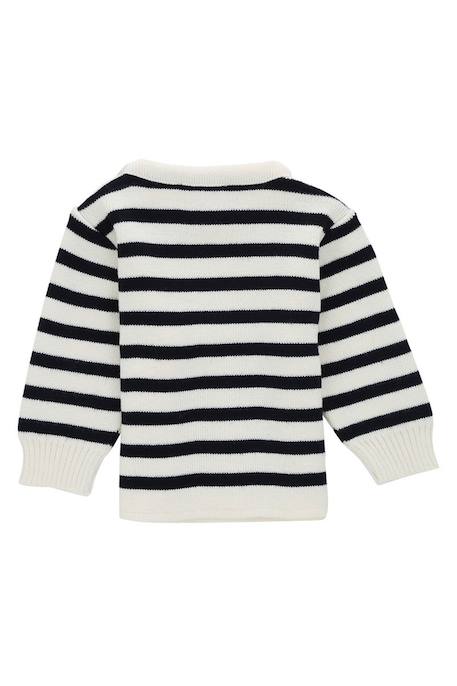 Pull marin rayé  fouesnant bébé Nature/braise+Nature/navire+Nature/reflet+Navire/nature 5 - vertbaudet enfant 