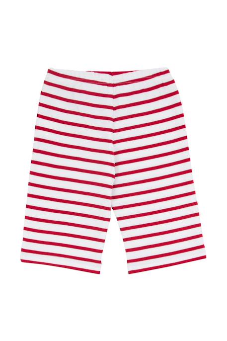 Bermuda en coton brick bébé Blanc/braise+Blanc/navire+Navire 2 - vertbaudet enfant 