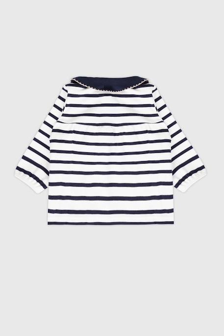 Pyjama bébé - coton Milk/marine deep 2 - vertbaudet enfant 