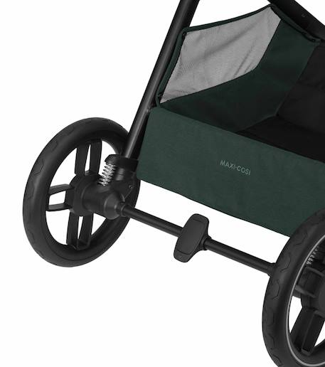 Poussette naissance oxford Twillic black+Twillic graphite+Twillic green+Twillic truffle 14 - vertbaudet enfant 