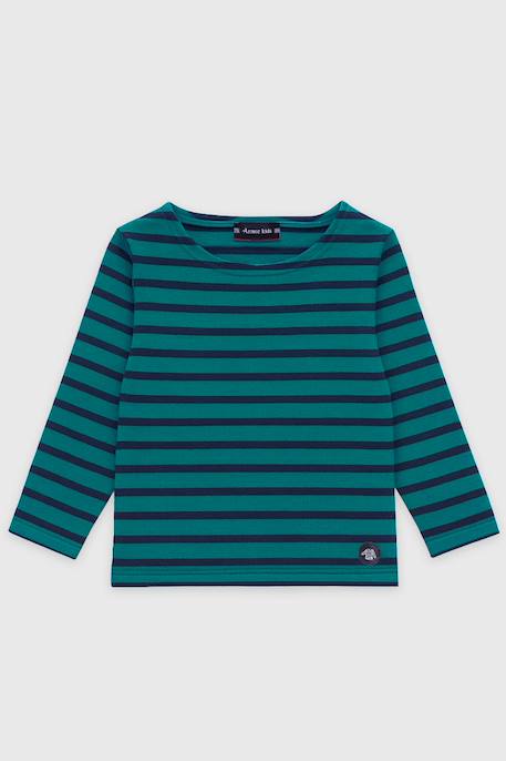 Marinière en coton rustique enfant Deep lake/marine+Lake arm/infini+Lantana/blanc+Suie/etamine 1 - vertbaudet enfant 