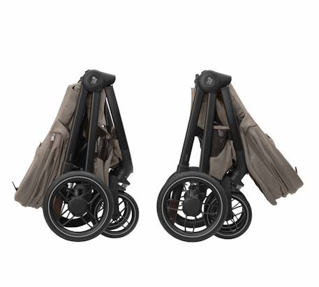 Poussette naissance oxford Twillic black+Twillic graphite+Twillic green+Twillic truffle 20 - vertbaudet enfant 