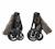Poussette naissance oxford Twillic black+Twillic graphite+Twillic green+Twillic truffle 20 - vertbaudet enfant 