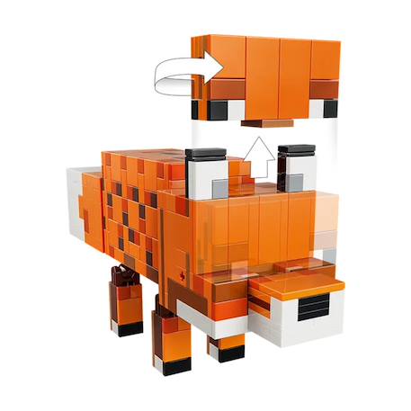 Minecraft le renard 21588 Orange 5 - vertbaudet enfant 