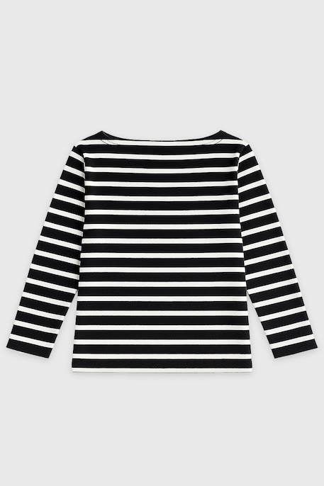 Marinière en coton rustique enfant Deep lake/marine+Lake arm/infini+Lantana/blanc+Suie/etamine 8 - vertbaudet enfant 