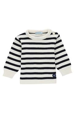 -Pull marin rayé  fouesnant bébé
