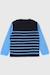 Pull marin rayé en coton enfant - marine deep/ blue saphir 2 - vertbaudet enfant 