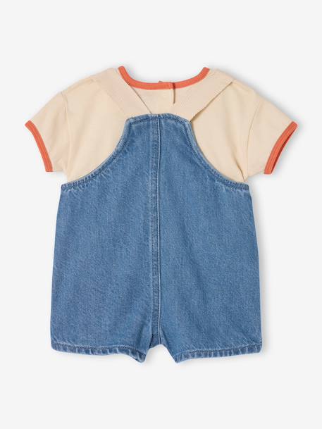 Ensemble T-shirt salopette bébé stone 5 - vertbaudet enfant 