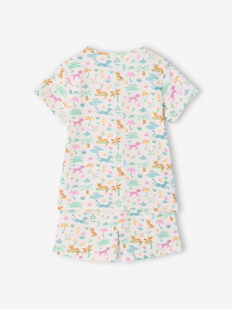 Lot de 2 pyjamas jungle fille écru 10 - vertbaudet enfant 