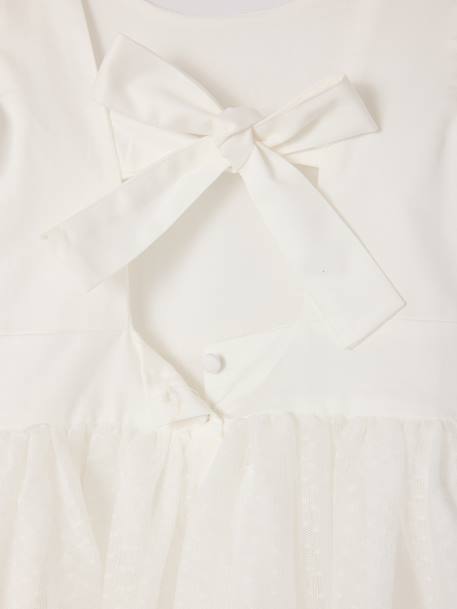 Robe de cérémonie fille blanc 4 - vertbaudet enfant 