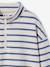 Sweat garçon col montant zippe rayé bleu 5 - vertbaudet enfant 
