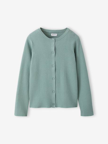 Gilet fille marine+vert sauge 6 - vertbaudet enfant 