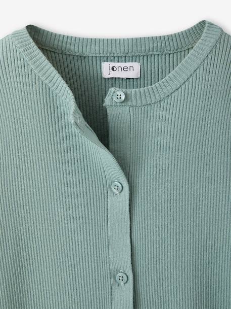 Gilet fille marine+vert sauge 8 - vertbaudet enfant 