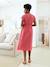 Robe longue grossesse et allaitement bleu grisé+rose 9 - vertbaudet enfant 