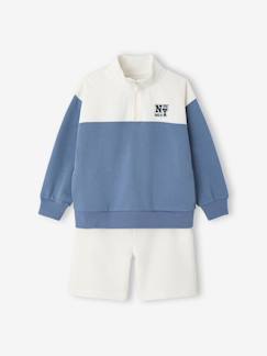Ensemble short sweat garçon  - vertbaudet enfant