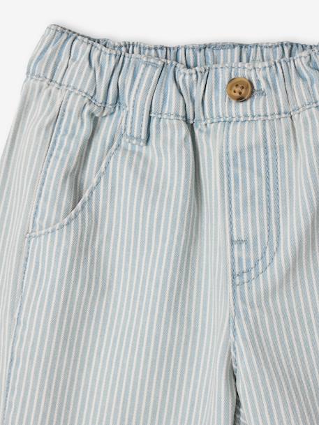 Ensemble polo pantalon bébé garçon rayé bleu 8 - vertbaudet enfant 